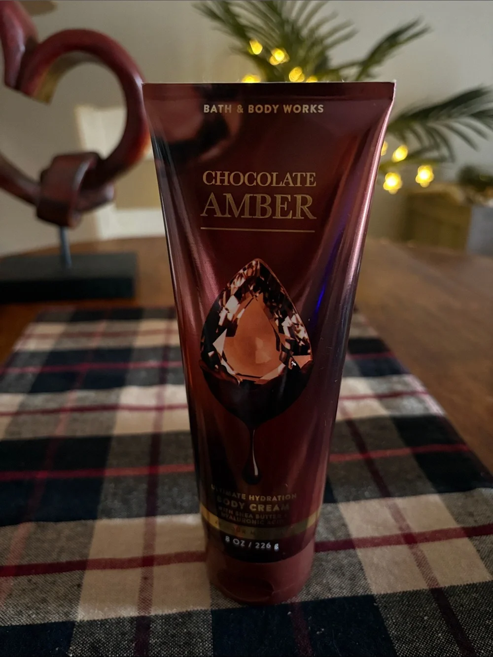 Nwt 8 Oz bottle of Chocolate Amber Body Cream from Bath & Bodyworks